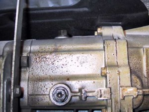 BMW transmission bottom view E39 Manual Transmission Fluid Change